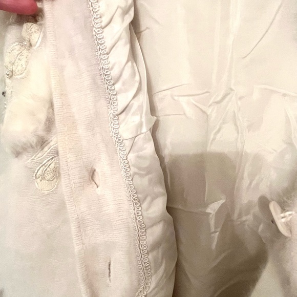 Vintage Mariella rabbit and nylon zip Jacket size L - Picture 10 of 10